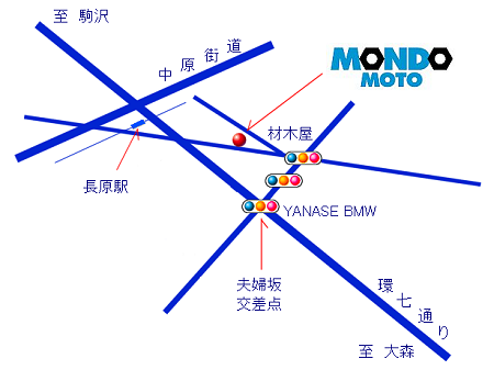 Mondo Moto map